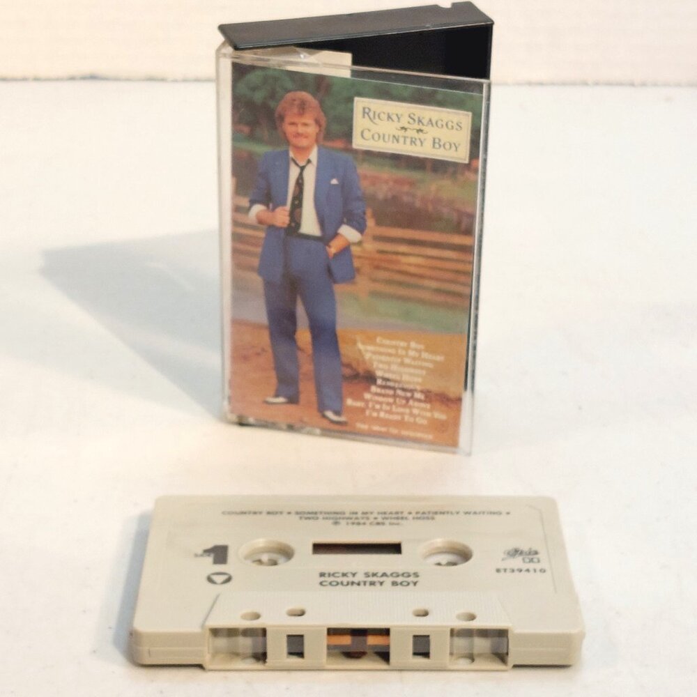 Ricky Skaggs ~ Country Boy (cassette, 1984) tested and works
